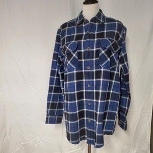 Duluth Trading Co Slim Fit Plaid Flannel Shirt